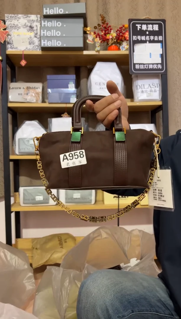 小牛剖层皮革老张家女包958