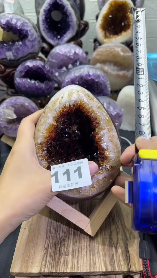 未镶嵌大型摆件（非配饰）紫晶111号摆件