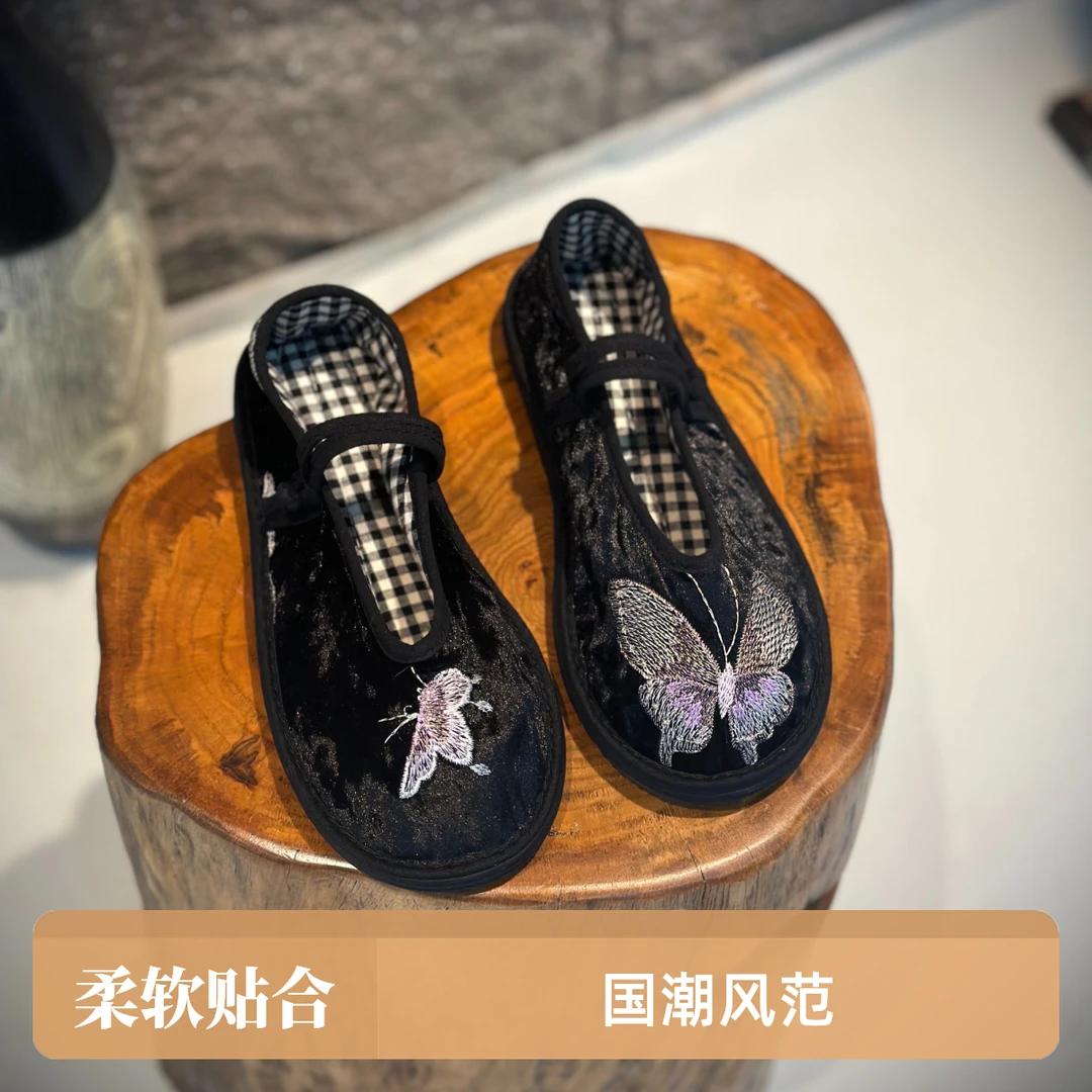 2025春上新（破茧）新中式时尚百搭低帮软底透气国潮手工布鞋