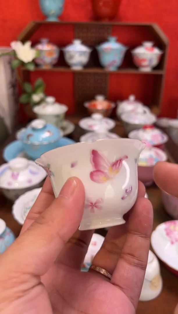 景德镇纯手绘陶瓷茶具