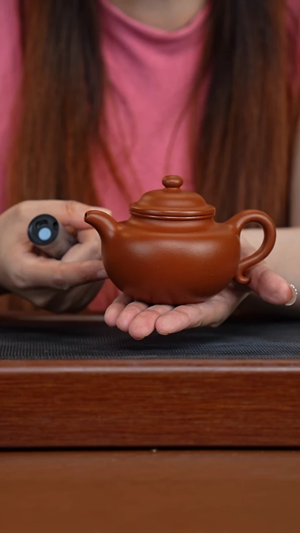 茶壶紫砂生砂赵庄朱泥大亨莲子