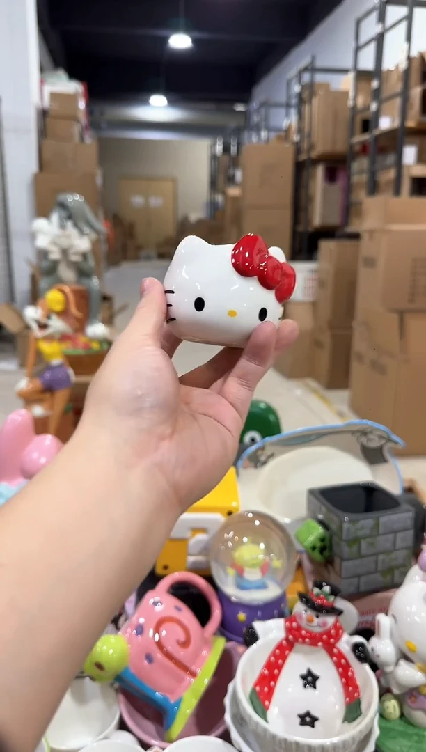 瓷片红色kt猫香薰