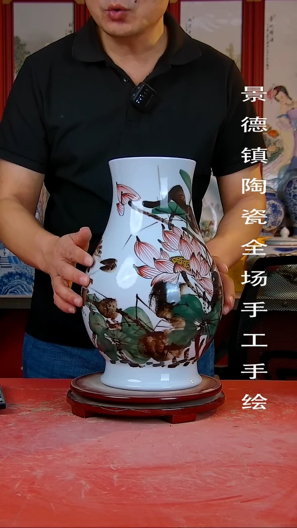 摆件景德镇陶瓷 全场手工手绘