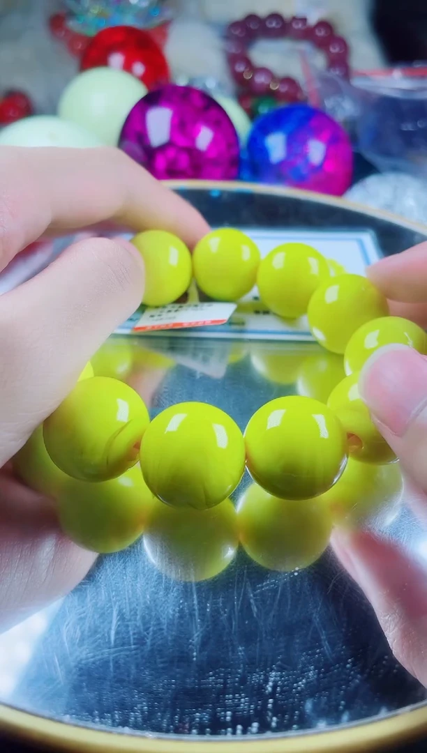 玛瑙/玉髓手串未镶嵌牛黄手串卡20