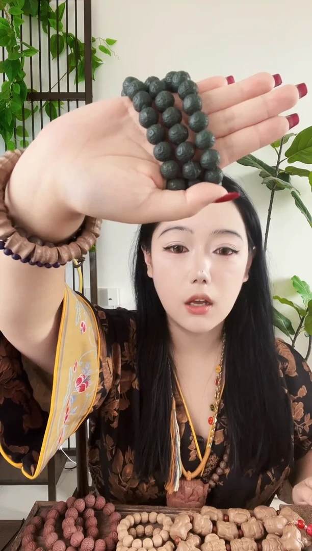 泥塑【清肝凝神吉祥手串】古法合香
