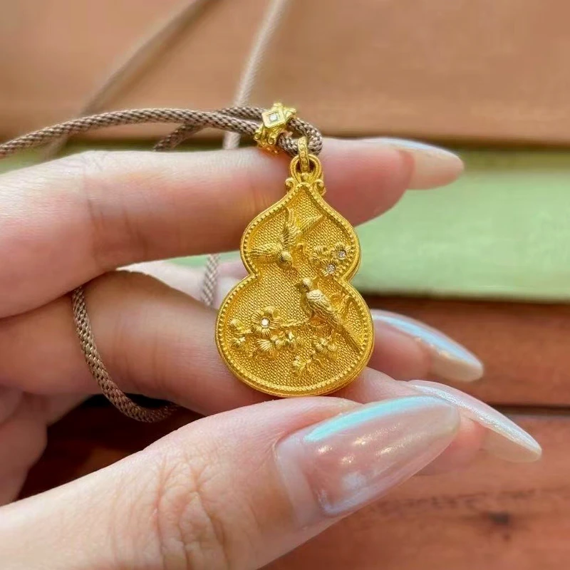 LBD0627001镶钻喜鹊登梅吊坠模具石膏模具金银加工模具打金模具