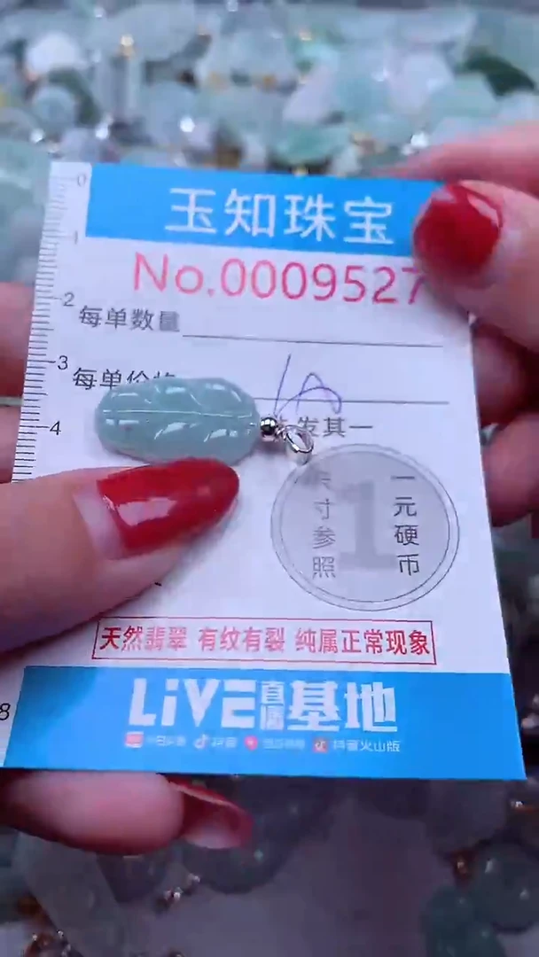 吊坠(不含链)未镶嵌翡翠9527