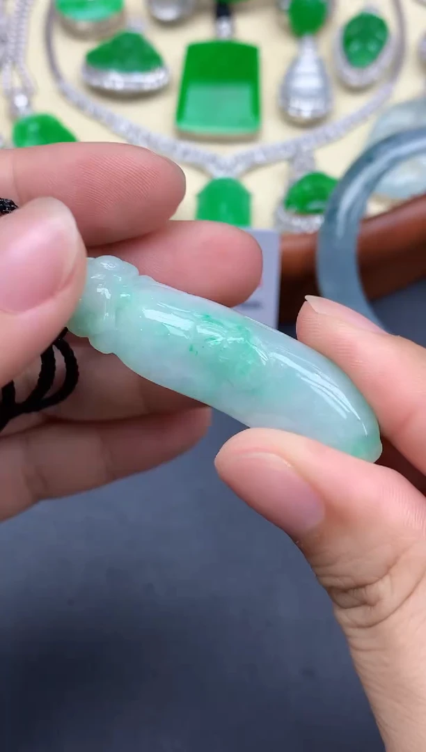 颈饰未镶嵌翡翠171-中国好珍宝