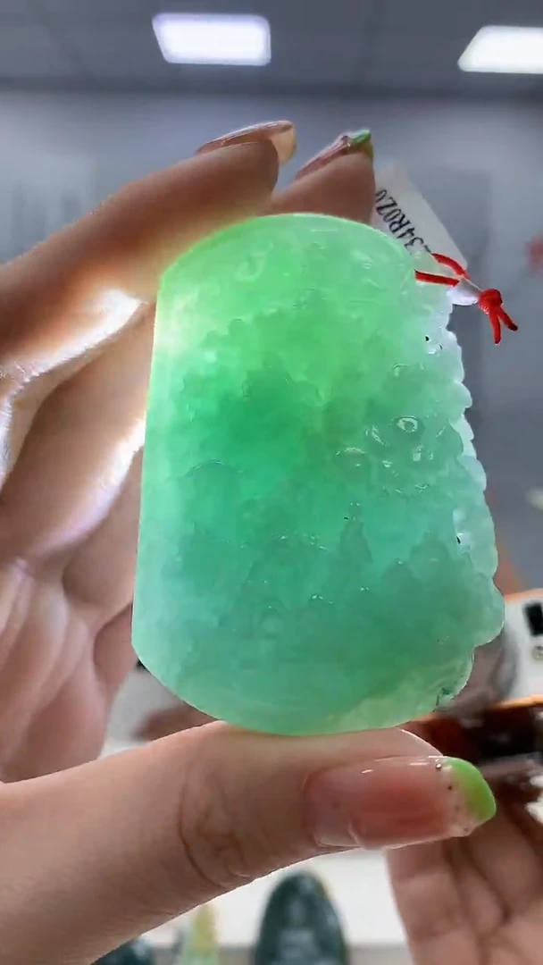 未镶嵌定制翡翠4812ry-毛货挂件78