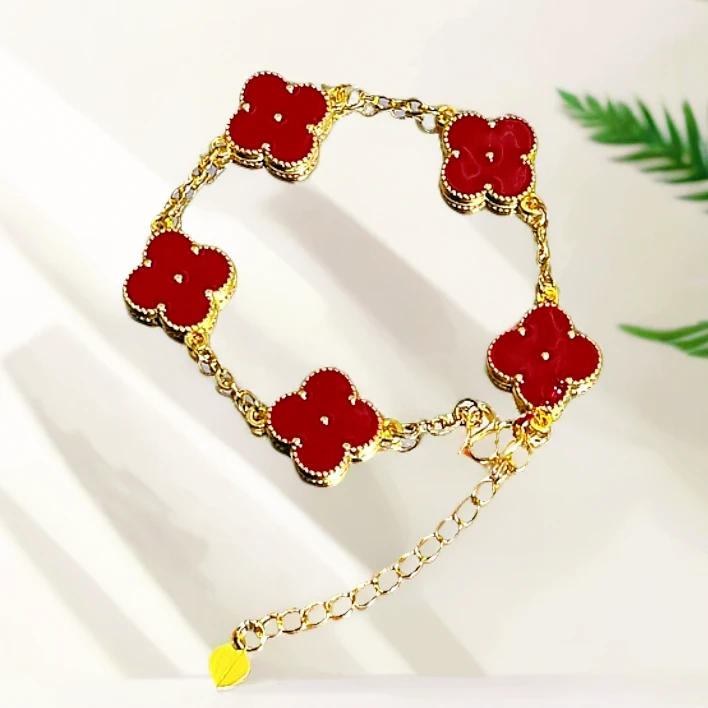 四叶草手链ins小众新款轻奢幸运