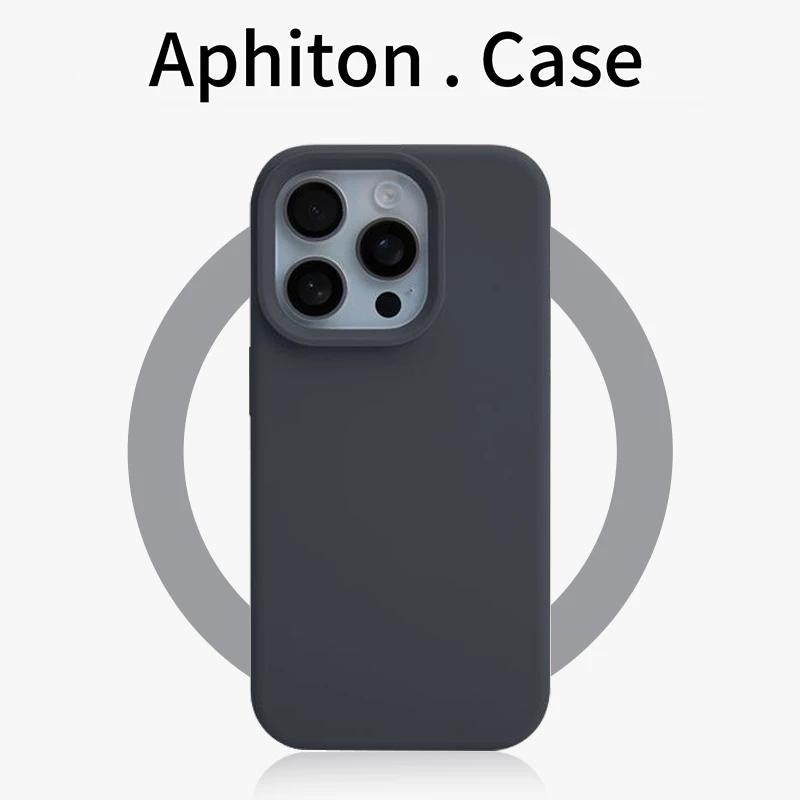 奥菲顿新款纯色糯米壳适用苹果16pro手机壳华为P70vivo小米14oppo