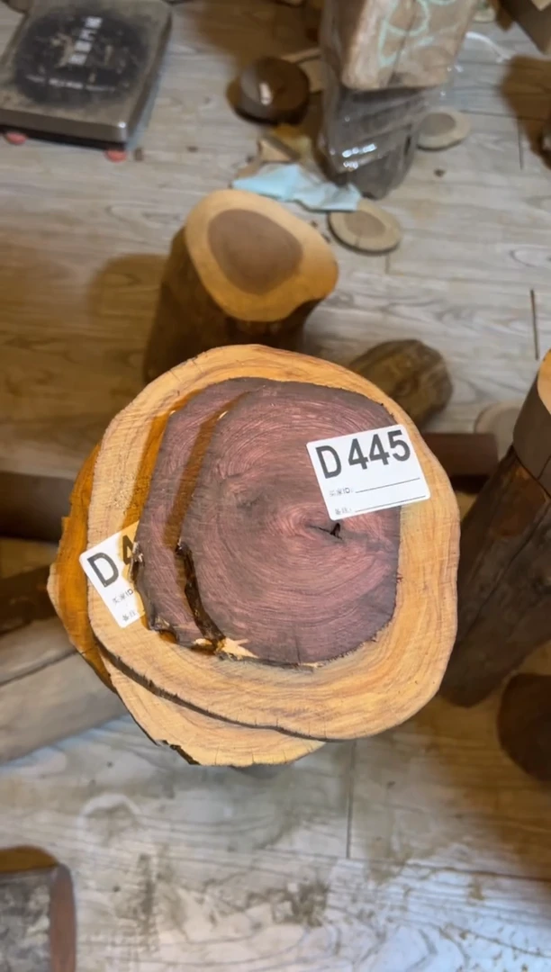 檀香木赛州黄檀风化脱骨老料D445