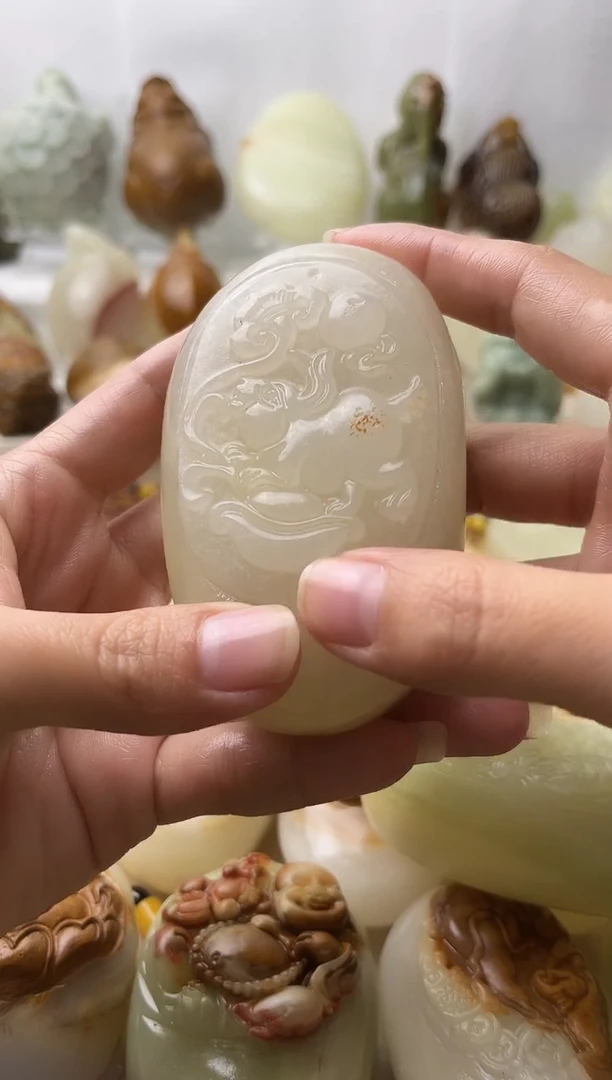 石材古青石棉纹正常不退换兔