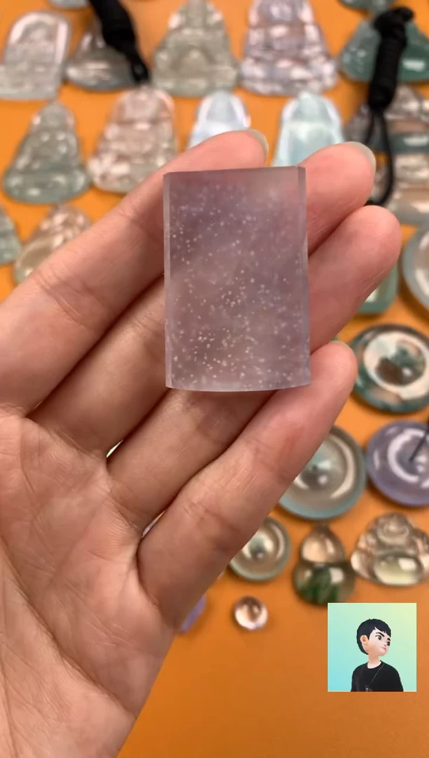 翡翠未镶嵌颈饰35-23-5.0