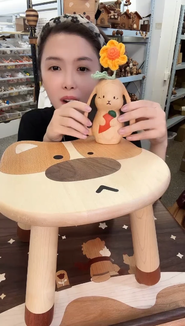 木兔子花器加钩针花