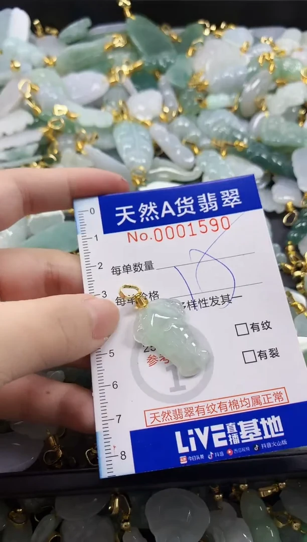 颈饰未镶嵌翡翠天然A货翡翠