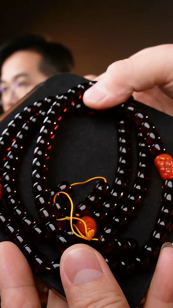 裸石琥珀未镶嵌邂*10+翳珀老型108