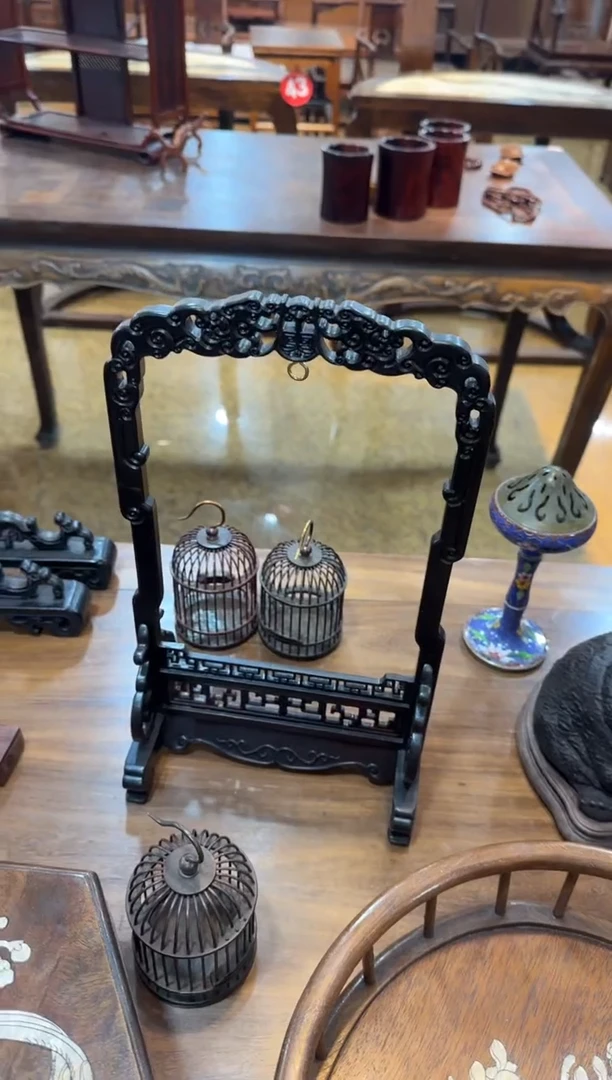 木大叶紫檀   架子  摆件