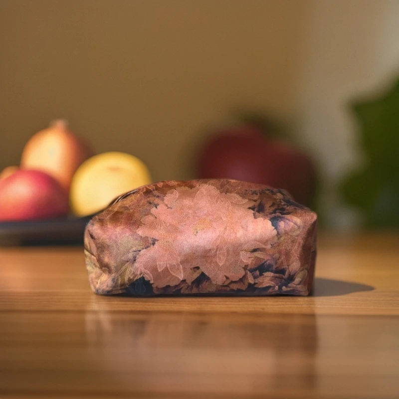 【墨舍好物】棱织花影纸巾盒（th819）陶瓷纯手工景德镇手绘茶道茶具