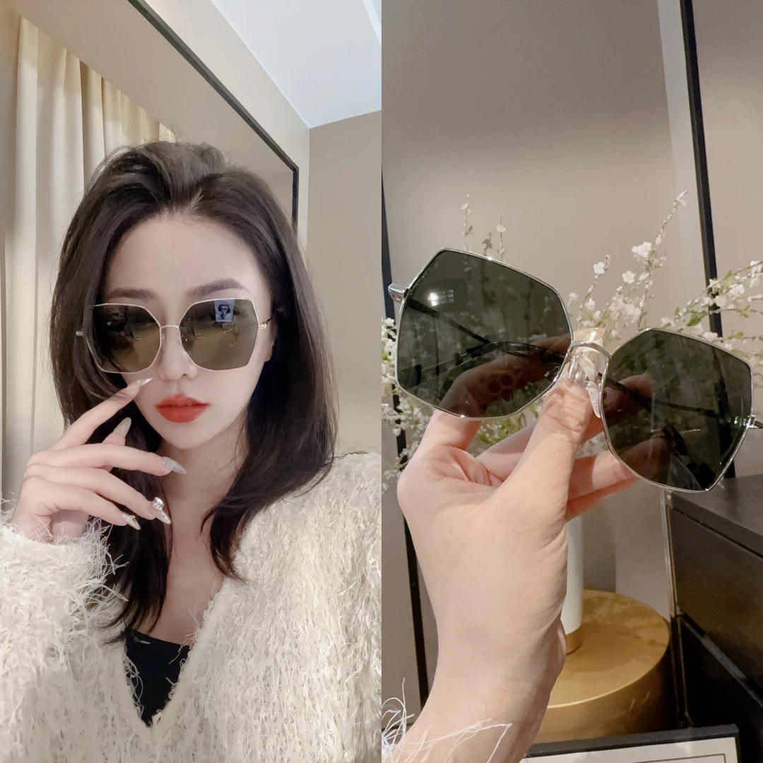LAU+【钛美】高定 轻便 偏光太阳镜 设计师新款 网红 气质 大框