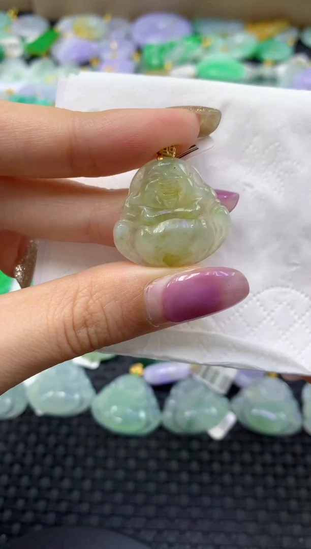 颈饰未镶嵌翡翠天然缅甸翡翠A货