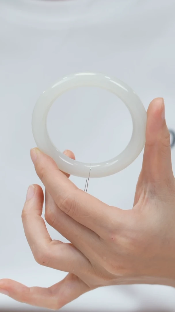 未镶嵌手镯和田玉圆条w0824