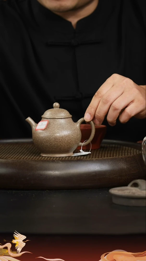 茶壶紫砂紫砂壶9 青降坡 潘壶