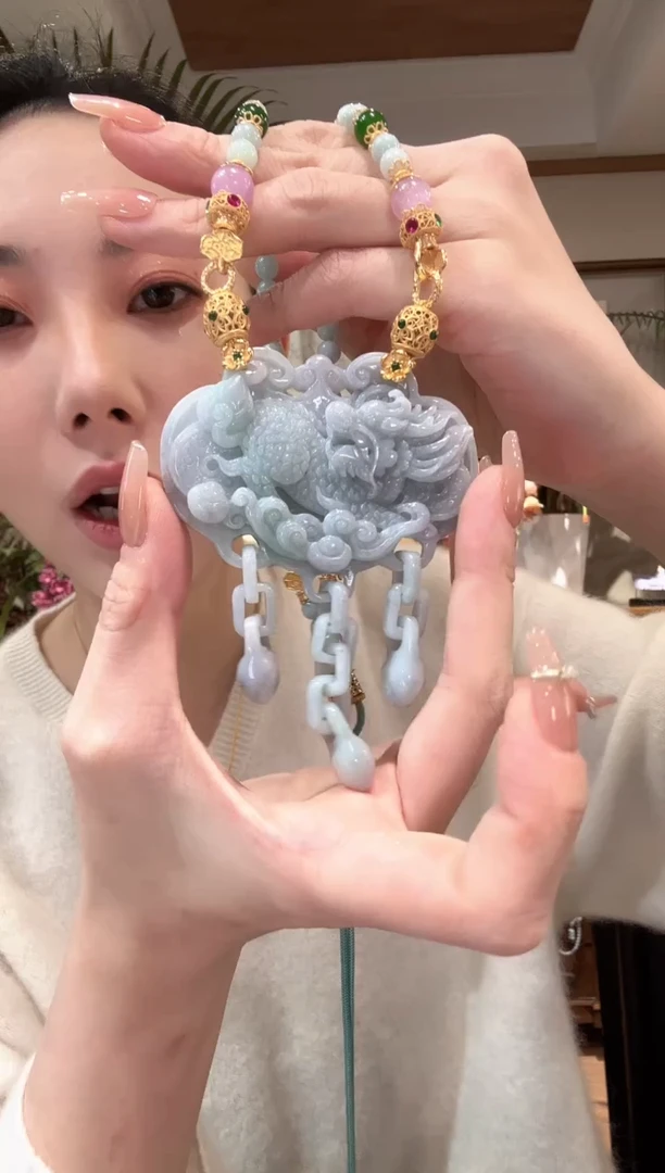 【闪购商品】翡翠颈饰未镶嵌国风