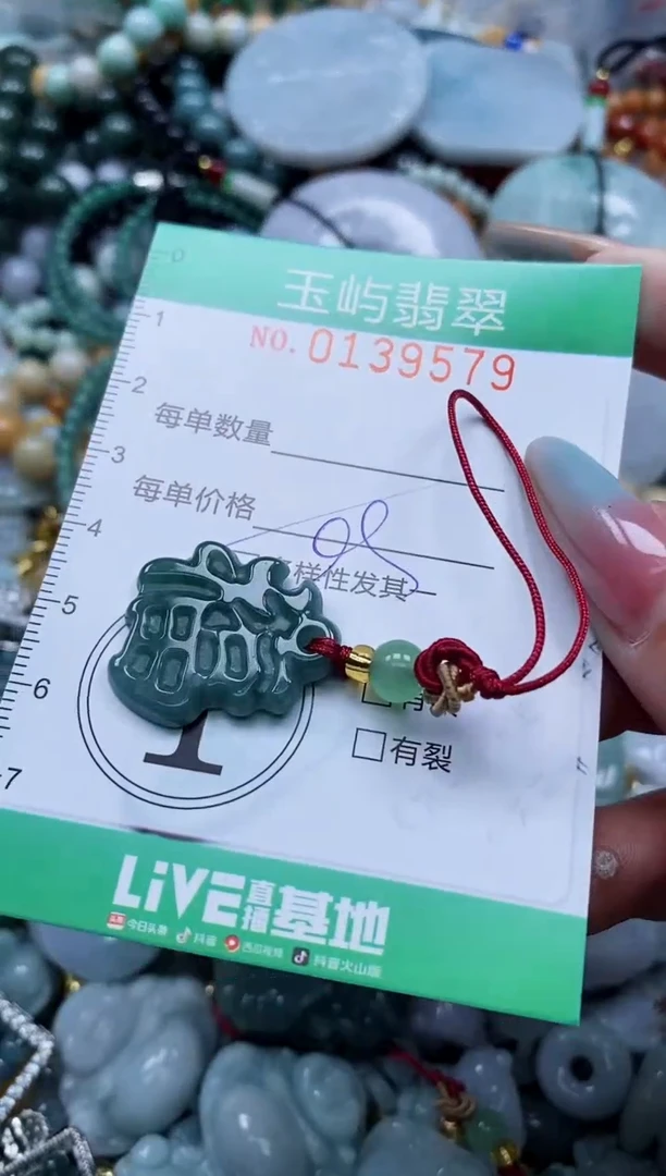 翡翠未镶嵌颈饰闪购0139579多样性发其一