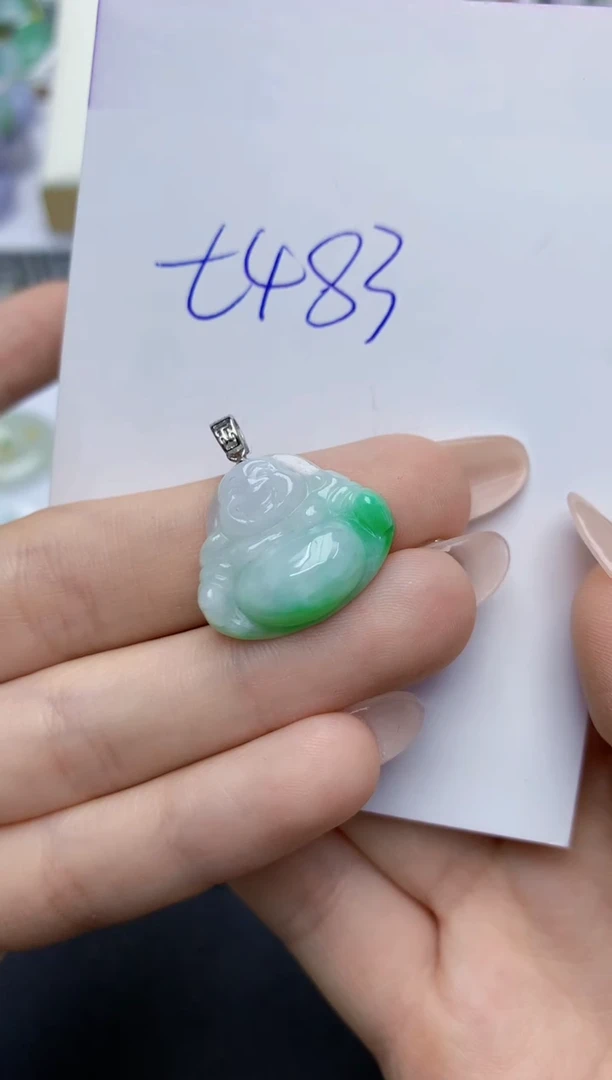 翡翠未镶嵌颈饰天然缅甸翡翠A货