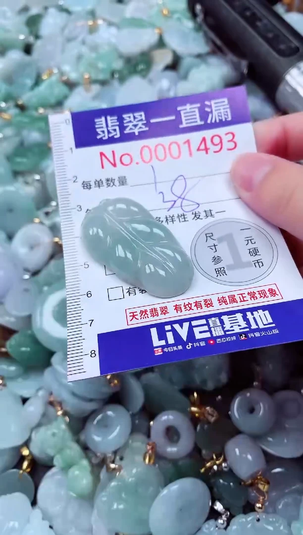 吊坠(不含链)未镶嵌翡翠1493