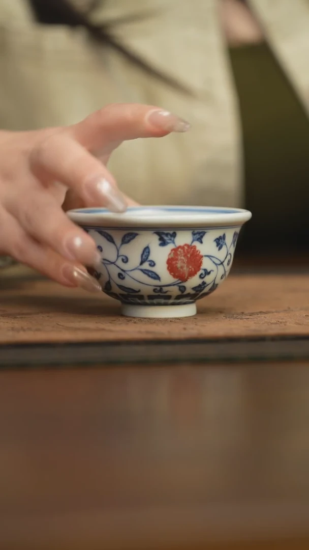 【闪购商品】杯柴窑青花破价福利