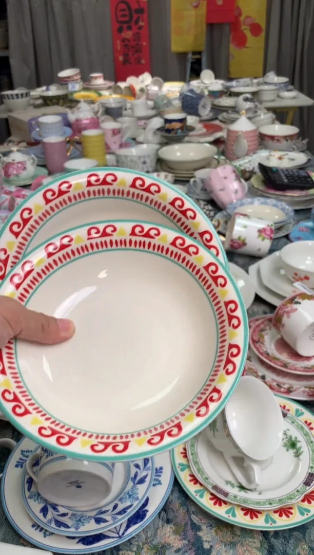 【闪购商品】瓷片陶瓷原单CC022餐具、2个