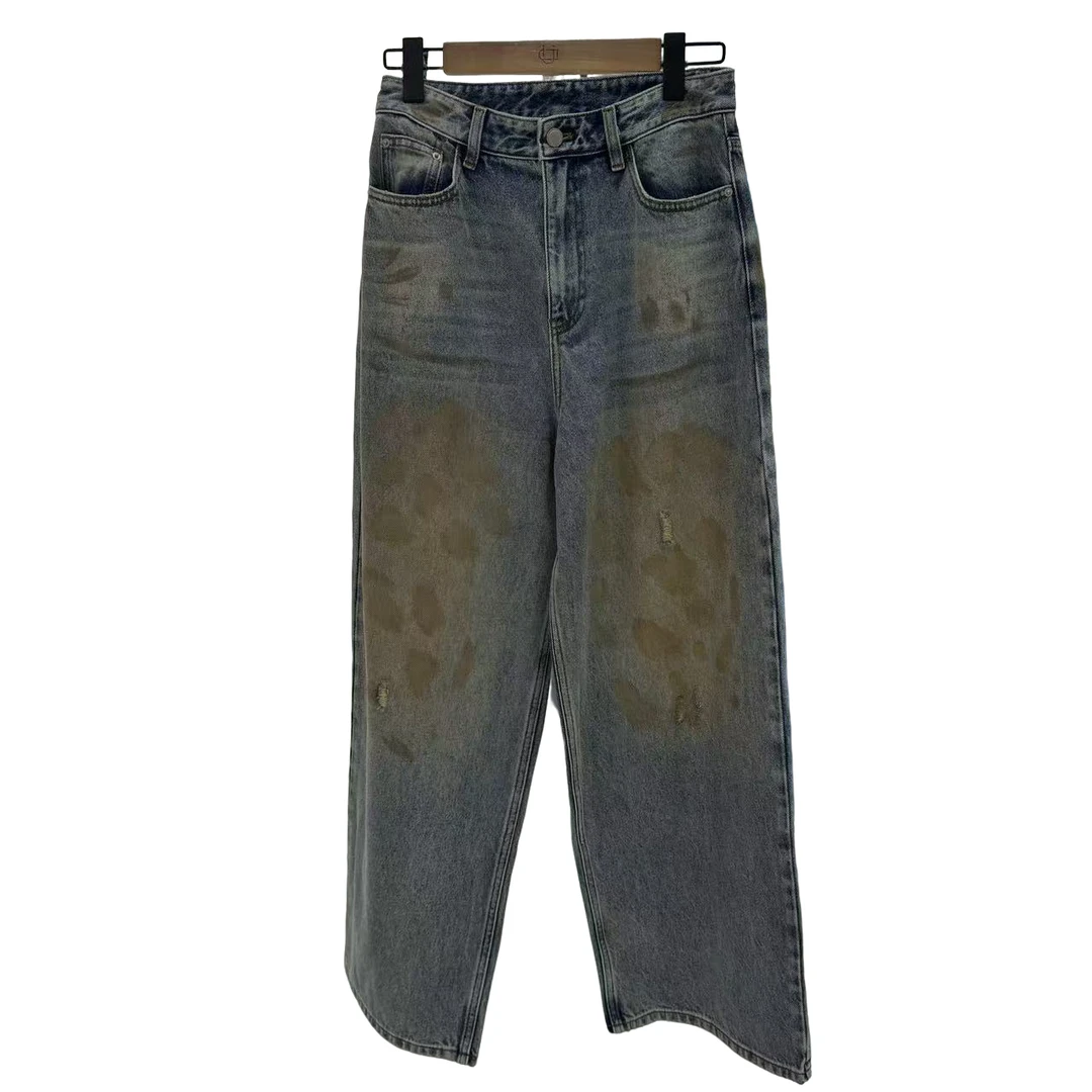 【辰美优选】柚丁/26813秋上新牛仔裤