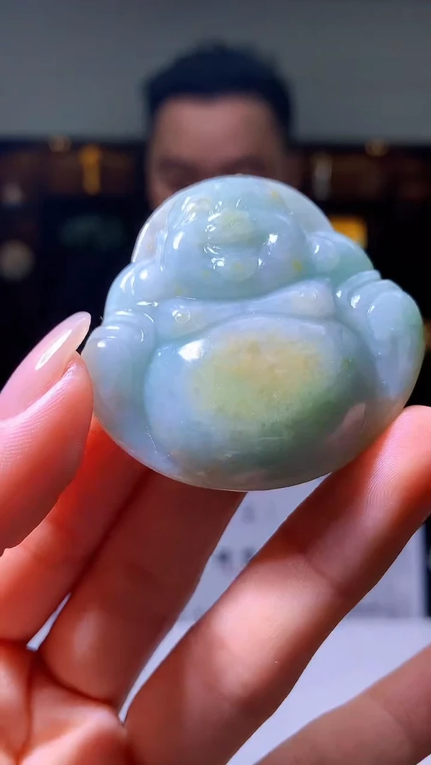 【闪购商品】定制翡翠未镶嵌1057hm-毛货挂件23