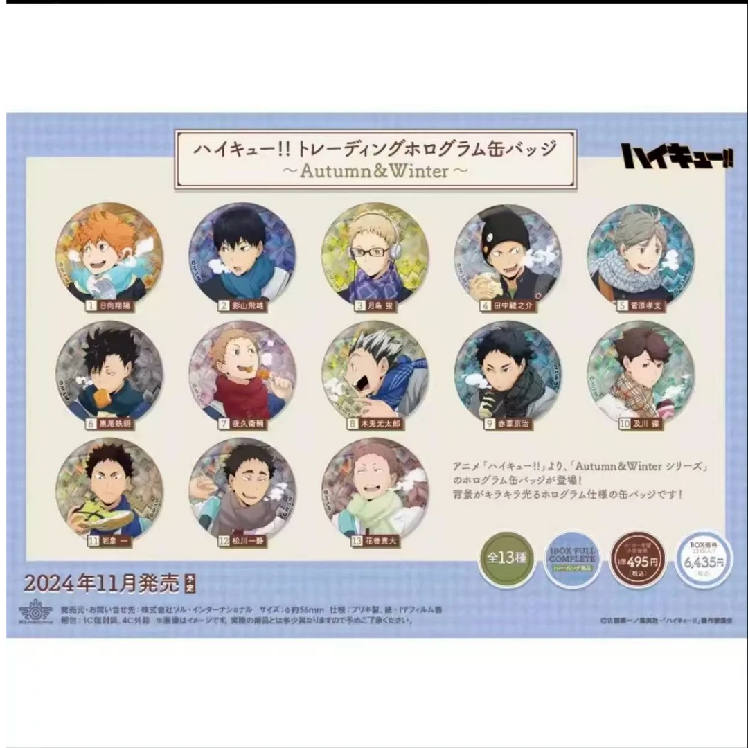 【川子拆卡】日谷排球少年旧秋冬吧唧收藏吧唧盲盒代拆