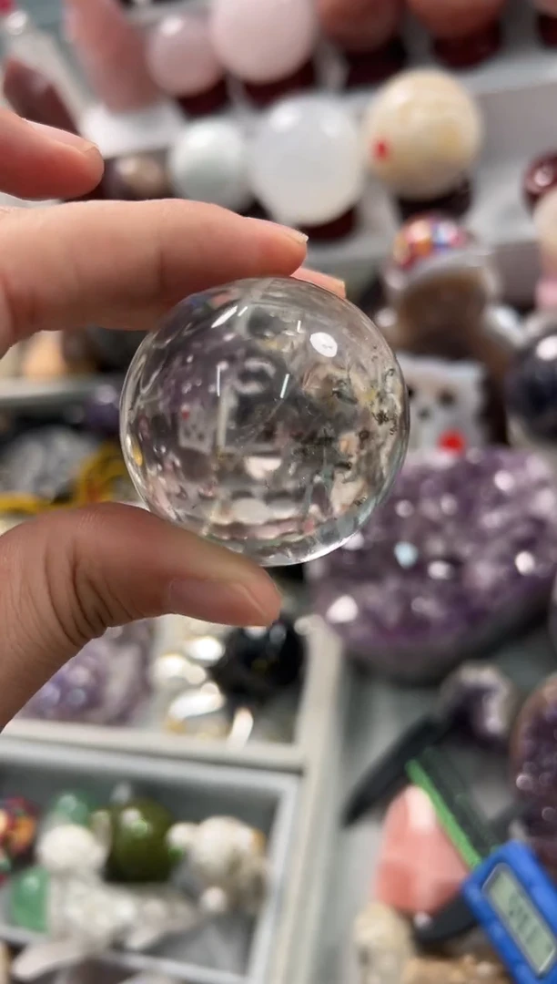 未镶嵌珠宝半成品水晶M676 约4.3cm