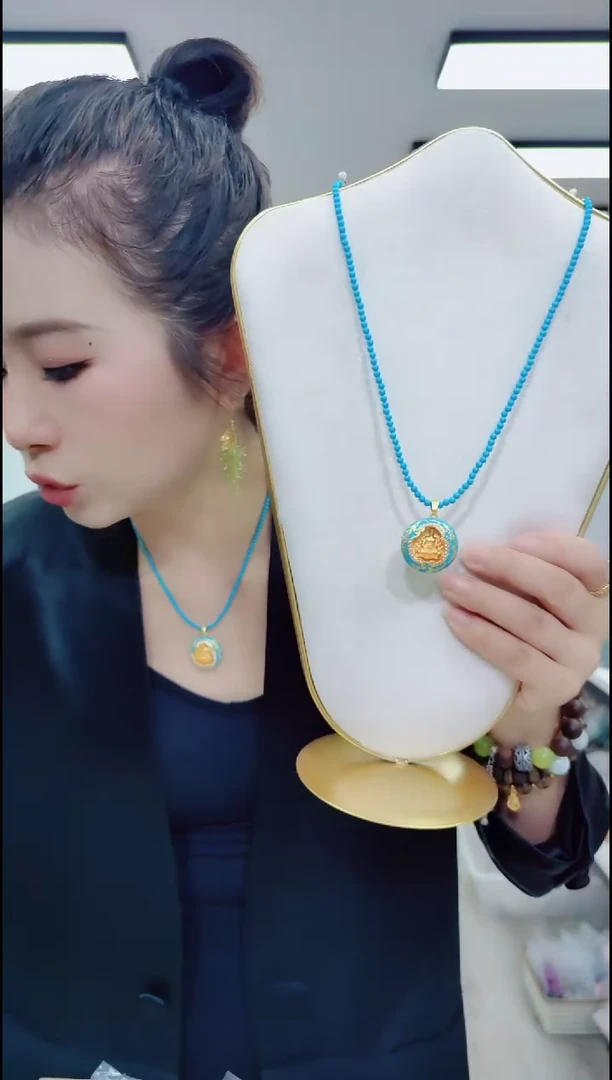 0288药师吊坠带项链