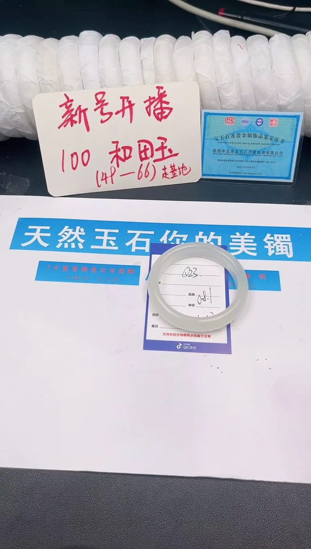 未镶嵌手镯和田玉Q23微色差