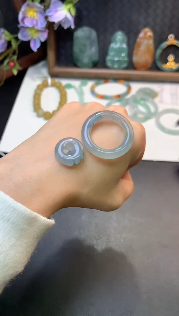 未镶嵌定制翡翠毛货