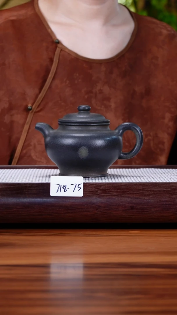 茶壶紫砂7.18-75点搪天青柴烧 掇只320