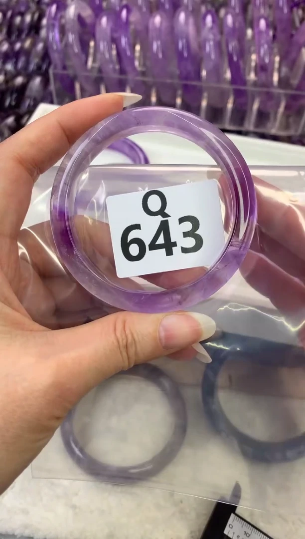 【闪购商品】水晶水晶手镯Q未镶嵌643-56