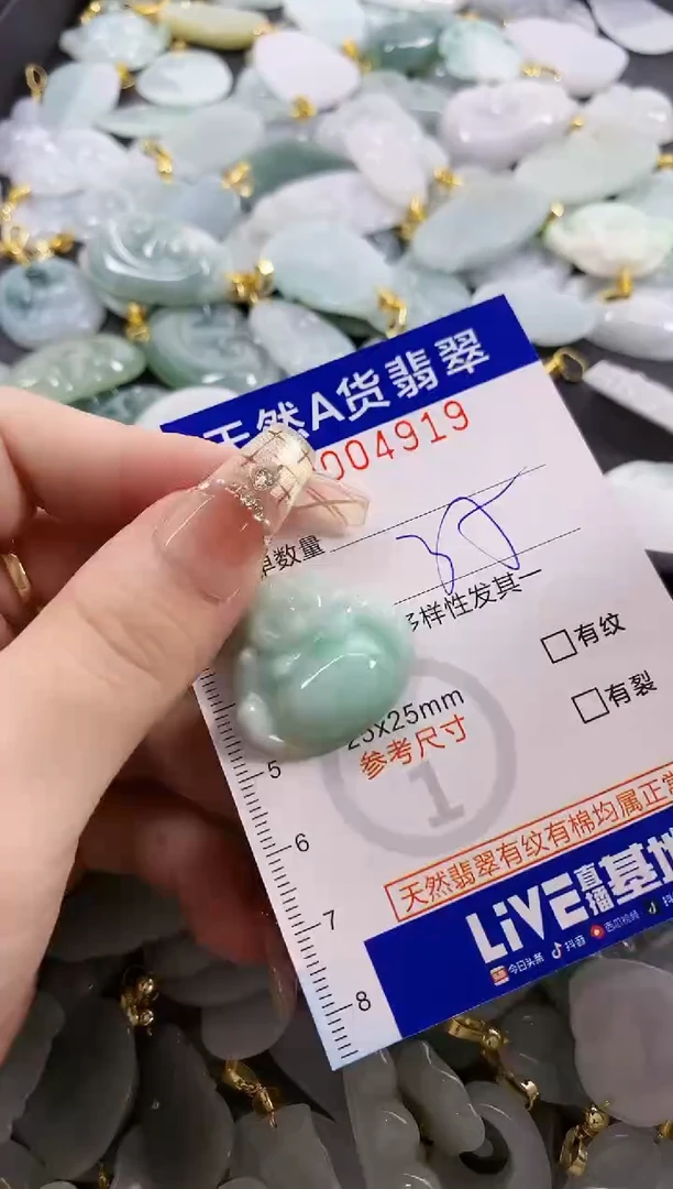 颈饰未镶嵌翡翠天然A货翡翠