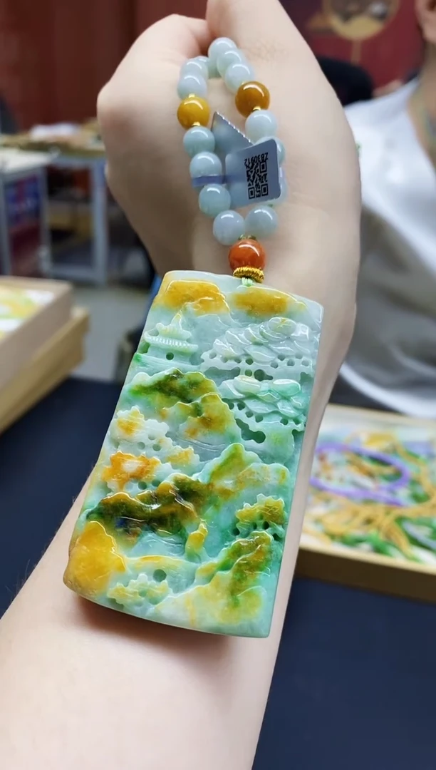 颈饰未镶嵌翡翠翡翠吊坠
