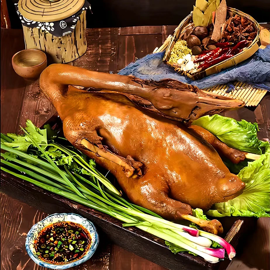 【顺丰包邮】龙麻子专属荣昌卤鹅整只半只新鲜熟食凉菜下酒菜