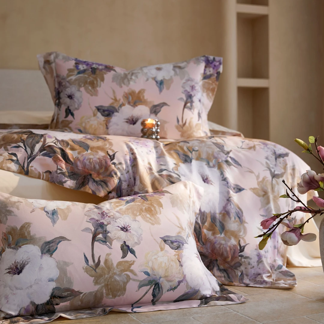 吴小胖‘优选之选’ A3016慕奈【春和花野】超细旦天丝棉小锦缎四件套