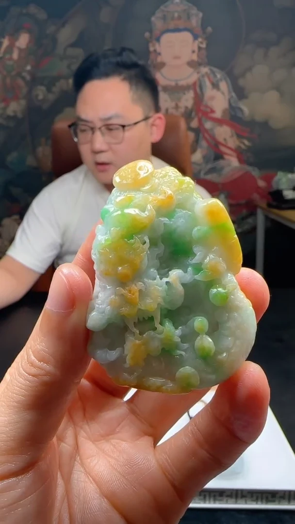 【闪购商品】定制翡翠未镶嵌L-@@QJXC11762