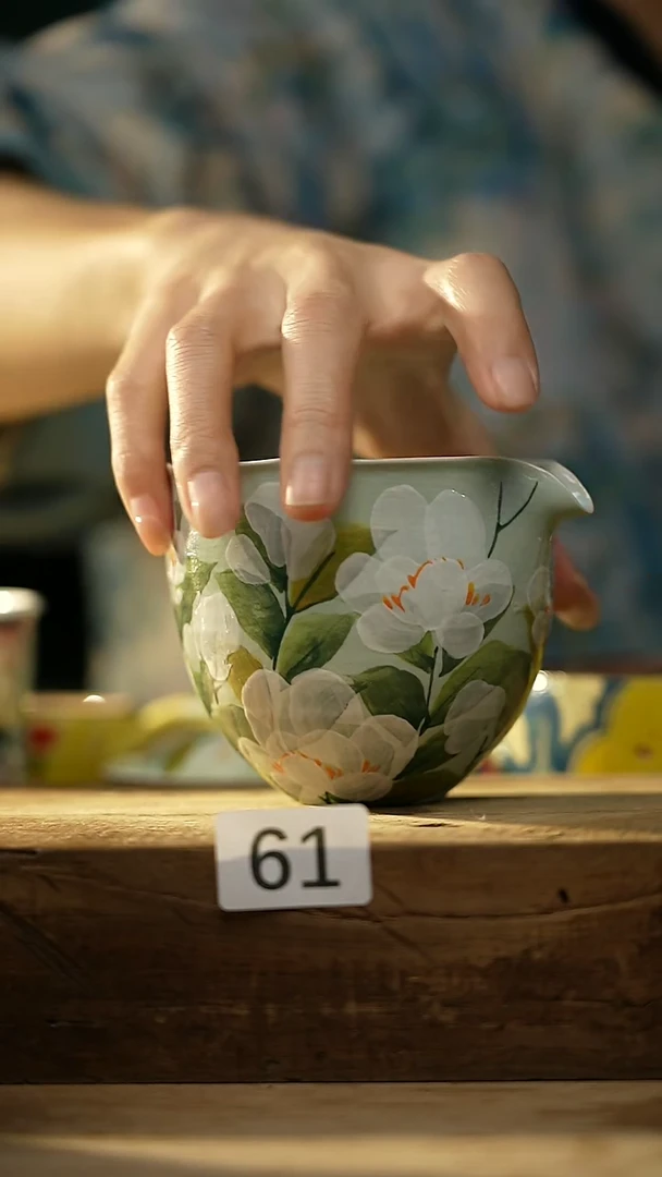 【闪购商品】瓷片油画风·彩绘·设计师石一款