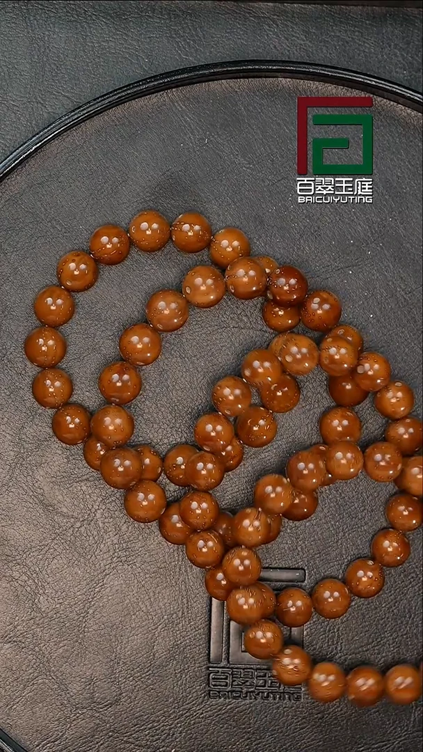 手串紫金鼠4775半实心咖皮光珠卡11-12尺寸