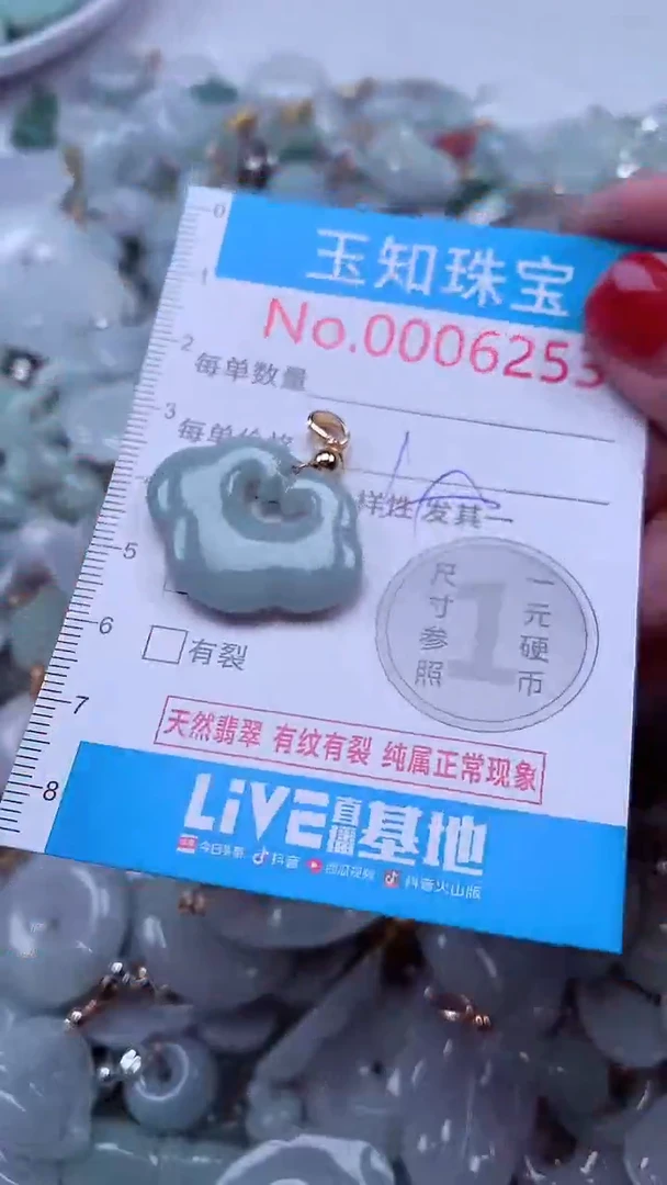 吊坠(不含链)未镶嵌翡翠6253